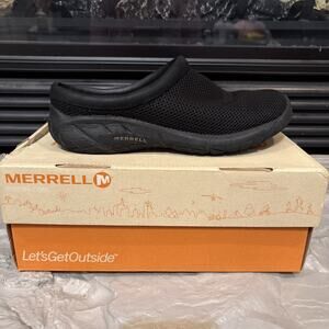 Women’s Merrell Encore Breeze Black Mesh Slip On Casual Mule Size 41 US 10-10.5